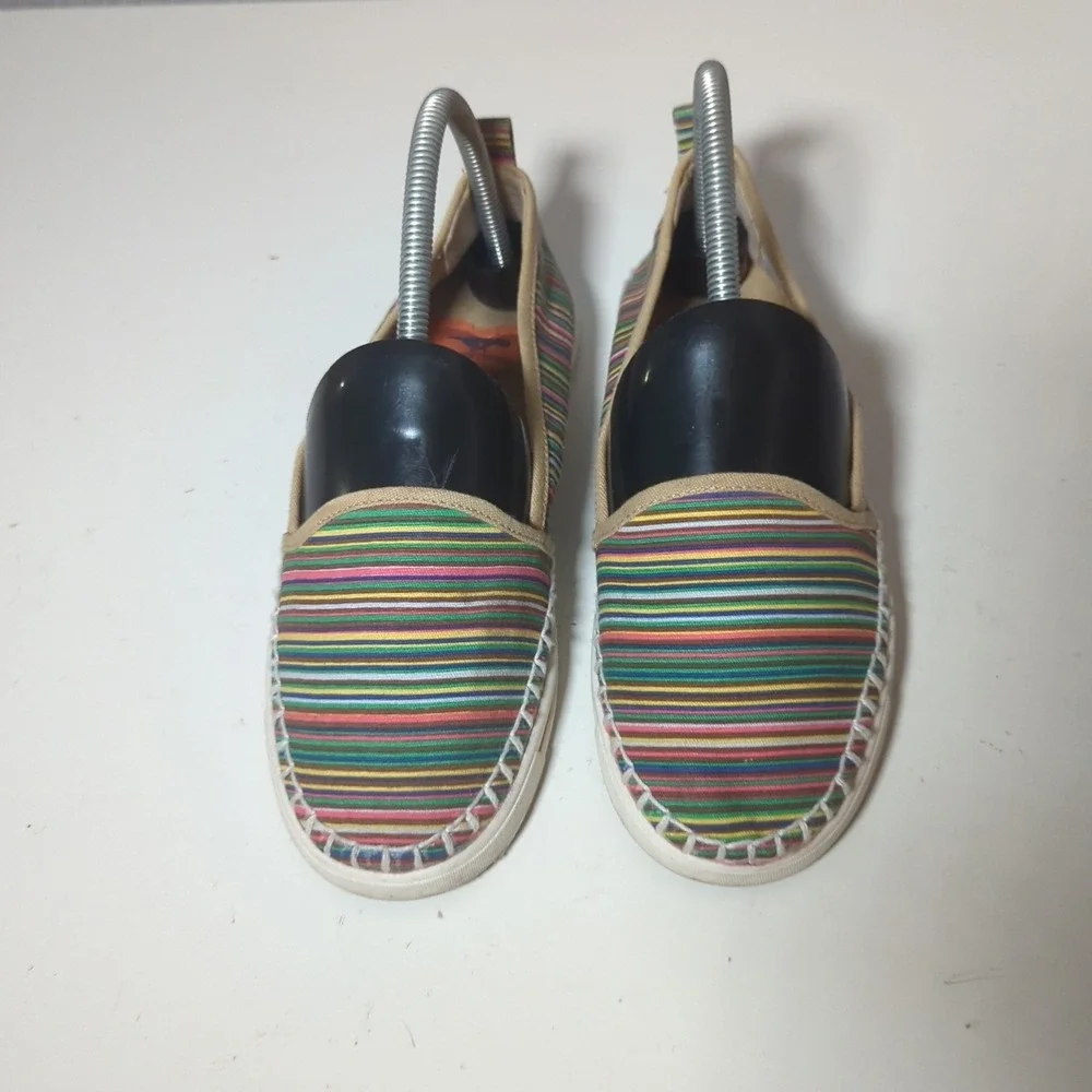 Rocket Dog Multi Stripe Espadrille Slip On Casual Shoes Women's Size‎ 7